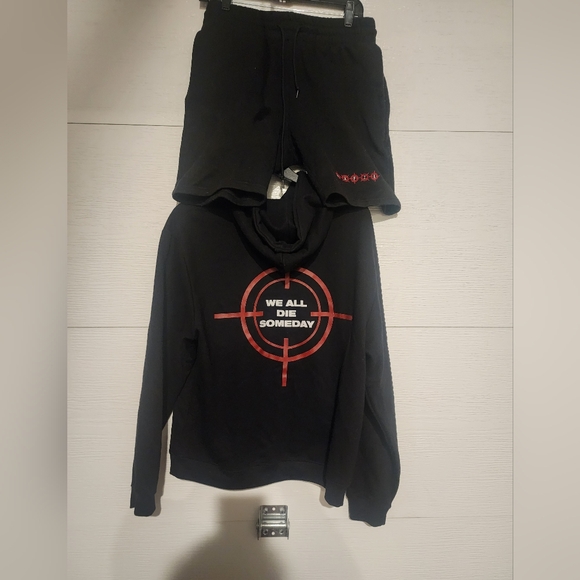 Mens Mafia SZN hoodie shorts set - Picture 1 of 4